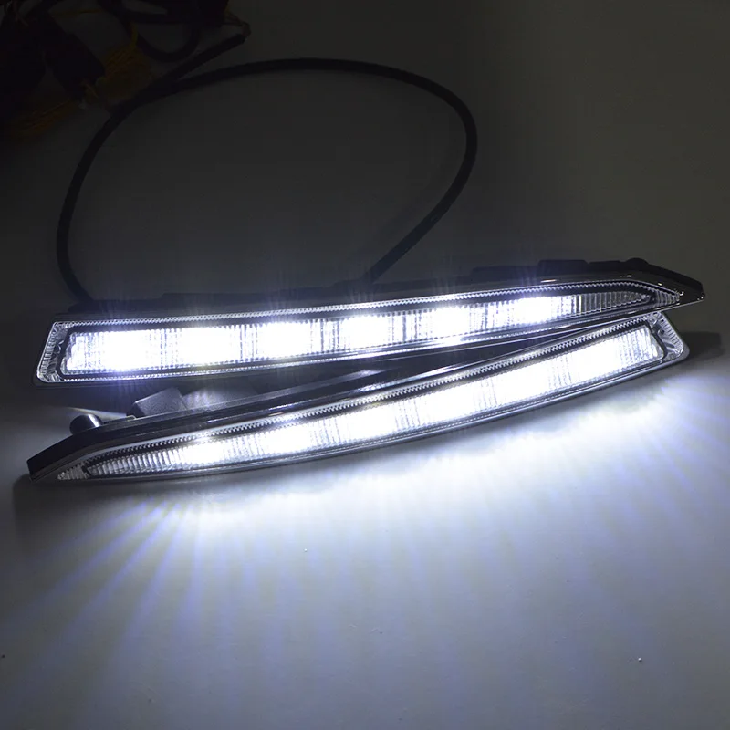 Car Led Daytime Running Light Drl Daylight Led Car For Ford Kuga Escape 2012-2015 With Fog Lamp