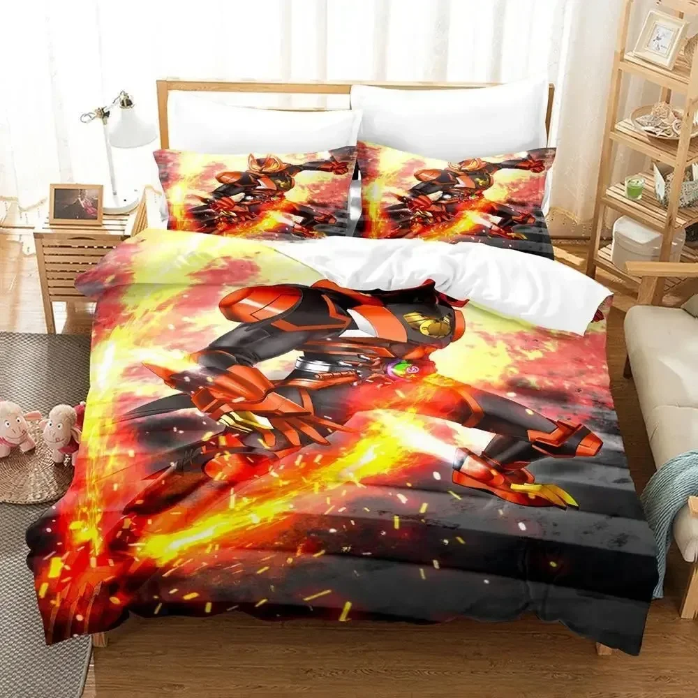 

Kamen Rider Geats Bedding Set Single Twin Full Queen King Size Bed Set Adult Kid Bedroom Duvet cover Sets 3D Anime Bed Sheet Set