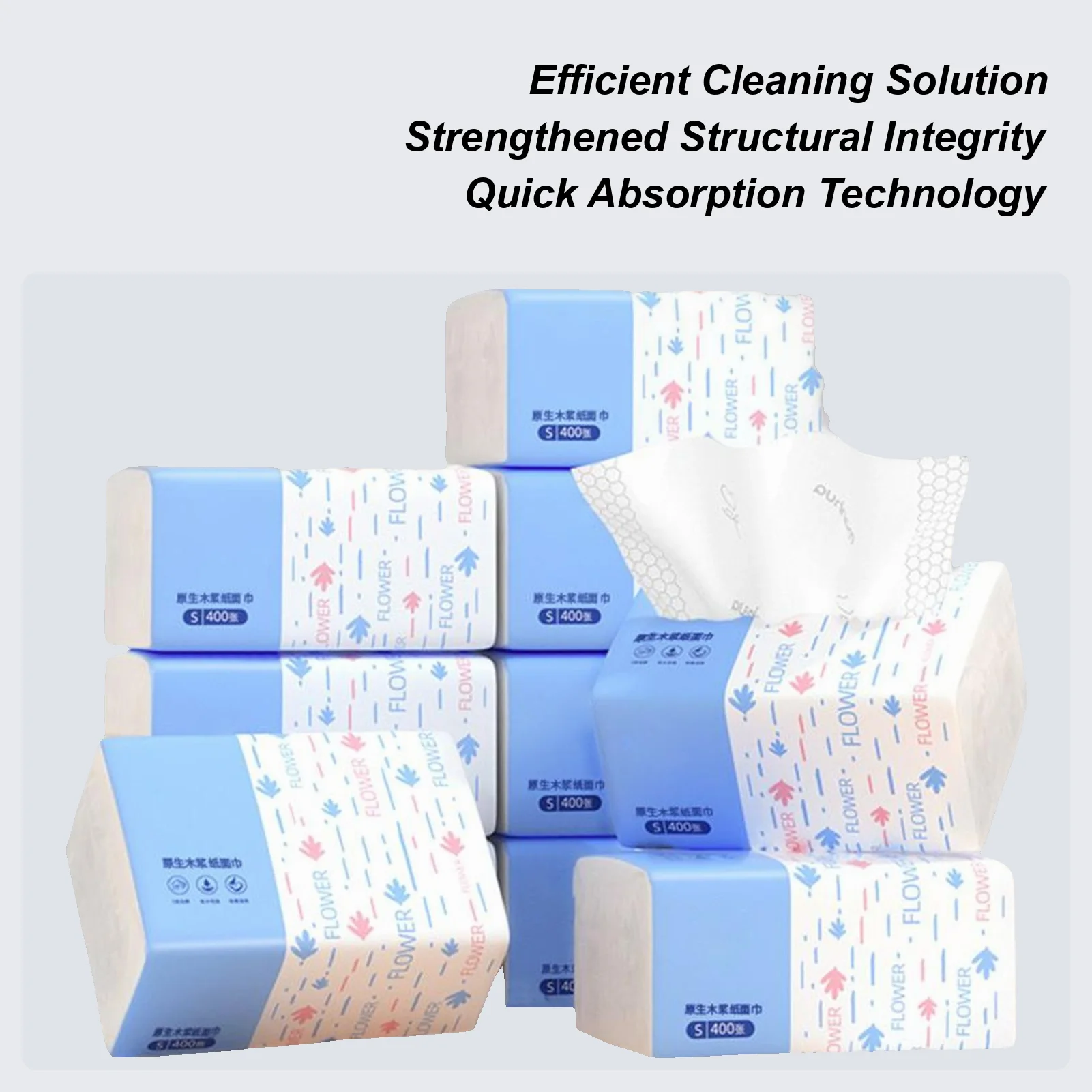 Face Tissue Bathroom Facial Tissue Smooth Paper Napkin For Kitchen Bathroom Living Room Bedroom Dormitory Apartment Workplace