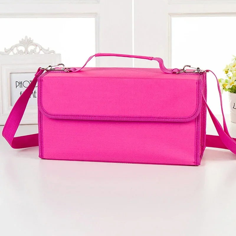 1PC Large Capacity 80 Color Drawing Painting Marker Pen Bag Pencil Storage Case Box Zipper Pouch Handbag