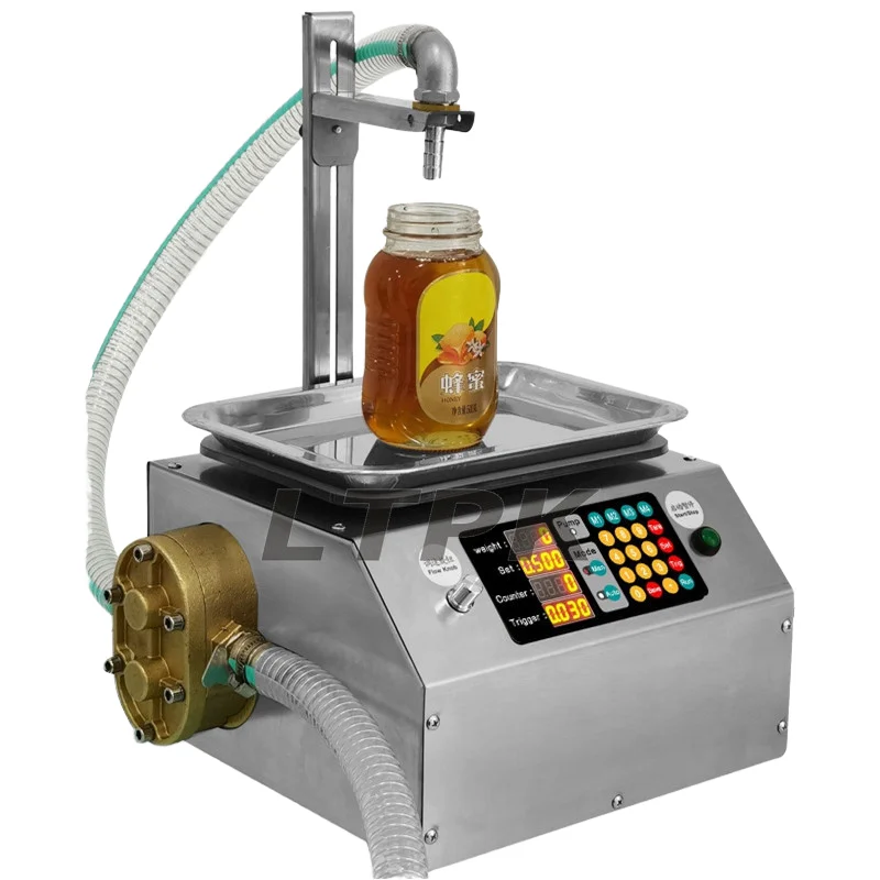 

Filling Machine Tahini Paste Edible Oil Glue Cosmetics Cream Sticky Honey