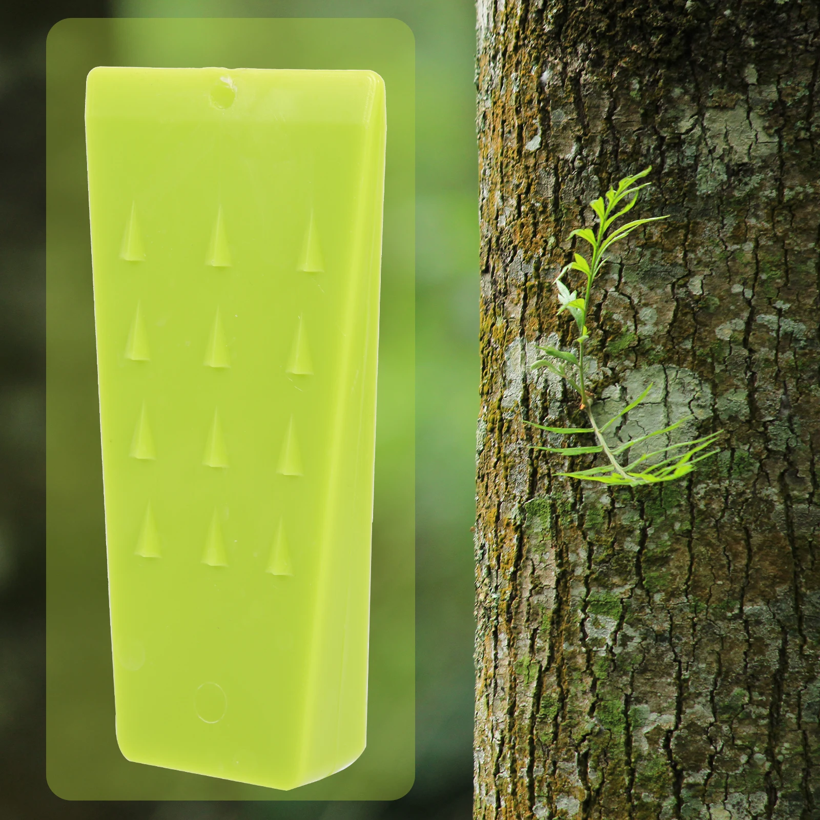 

2 Pcs Felling Wedge Plastic Chock for Chainsaw Logging Supplies Woodcutting Tool Tree Cutting Accessories Reusable Durability