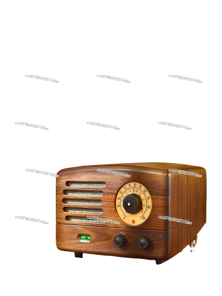 Miaomao Retro Radio Fancier Grade High-End Solid Wood