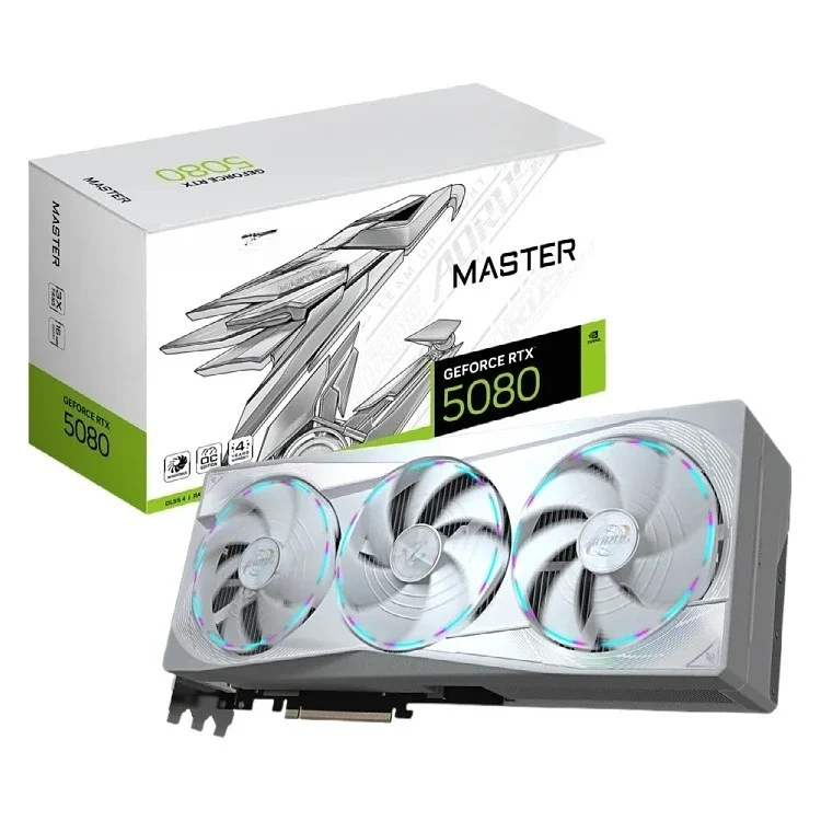 

5080 Graphics, White GeForce RTX 5080 AORI MASTER ICE AI