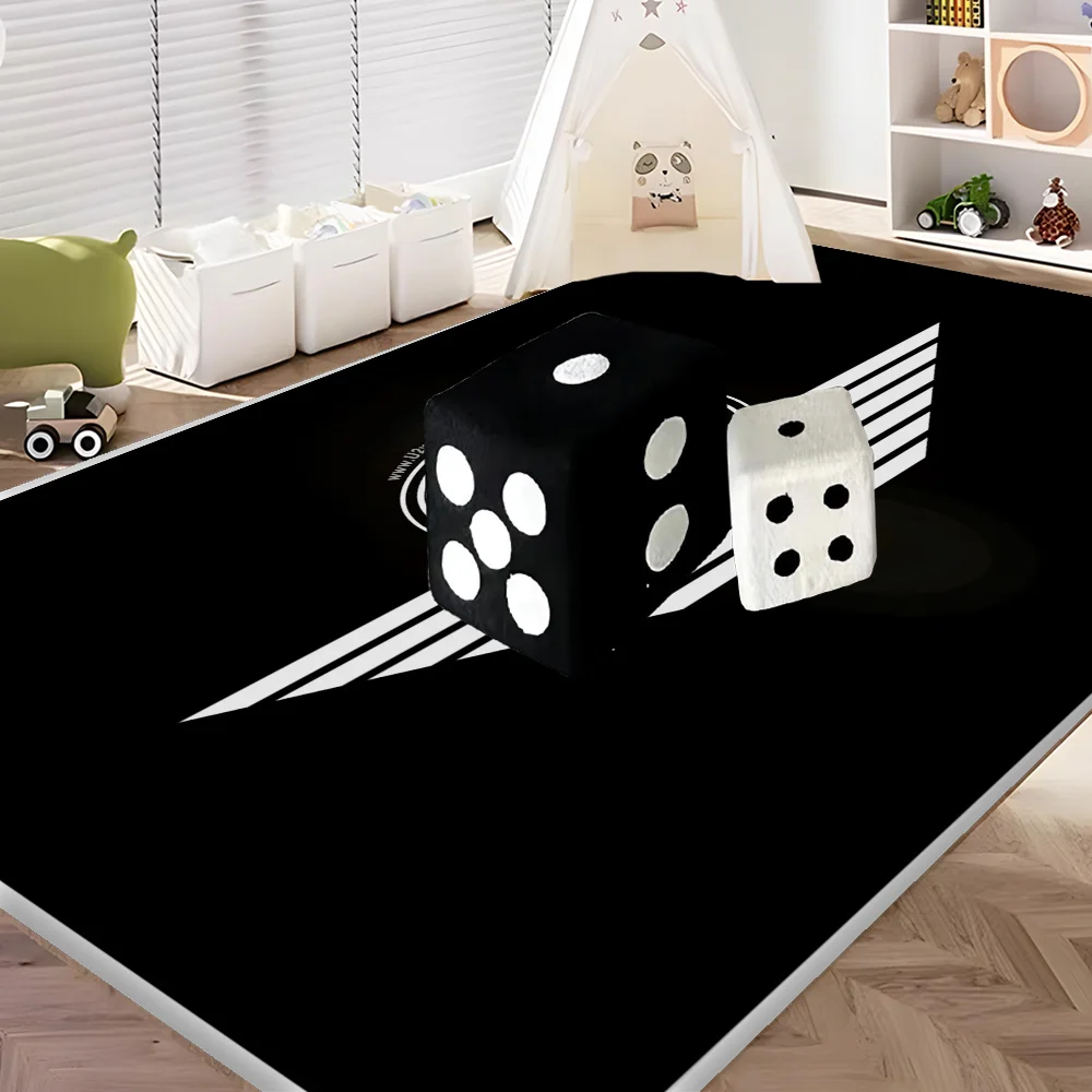 

U-U2Band Floor Mat Rectangle Anti-slip Home Soft Badmat Front Door Indoor Outdoor Mat Hotel Decor Mat
