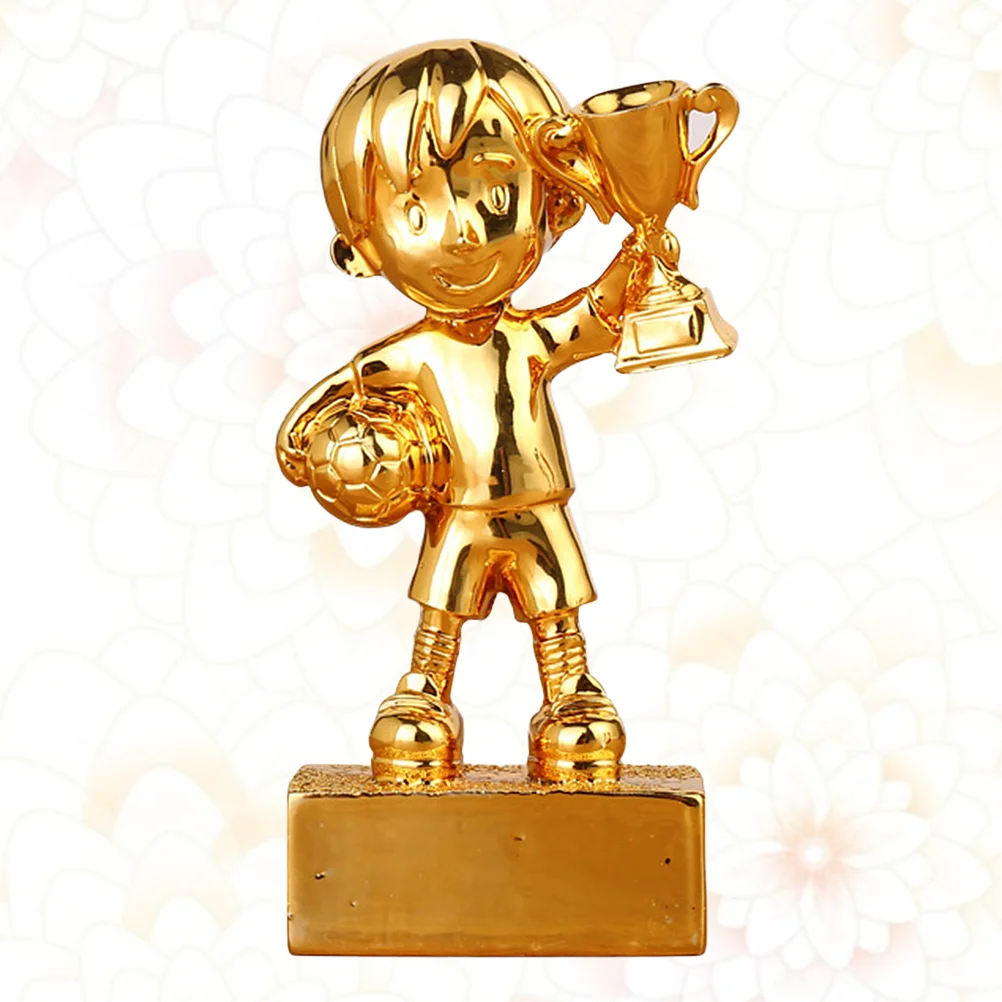 

Football Game Competition Soccer Award Ceremony Trophy Golden Men Fan Portable Awards