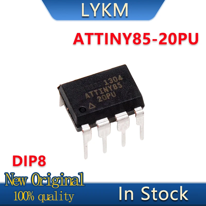 2-10/PCS New Original ATTINY85-20PU in-line DIP-8 MCU 8-bit micro-control -MCU chip In Stock