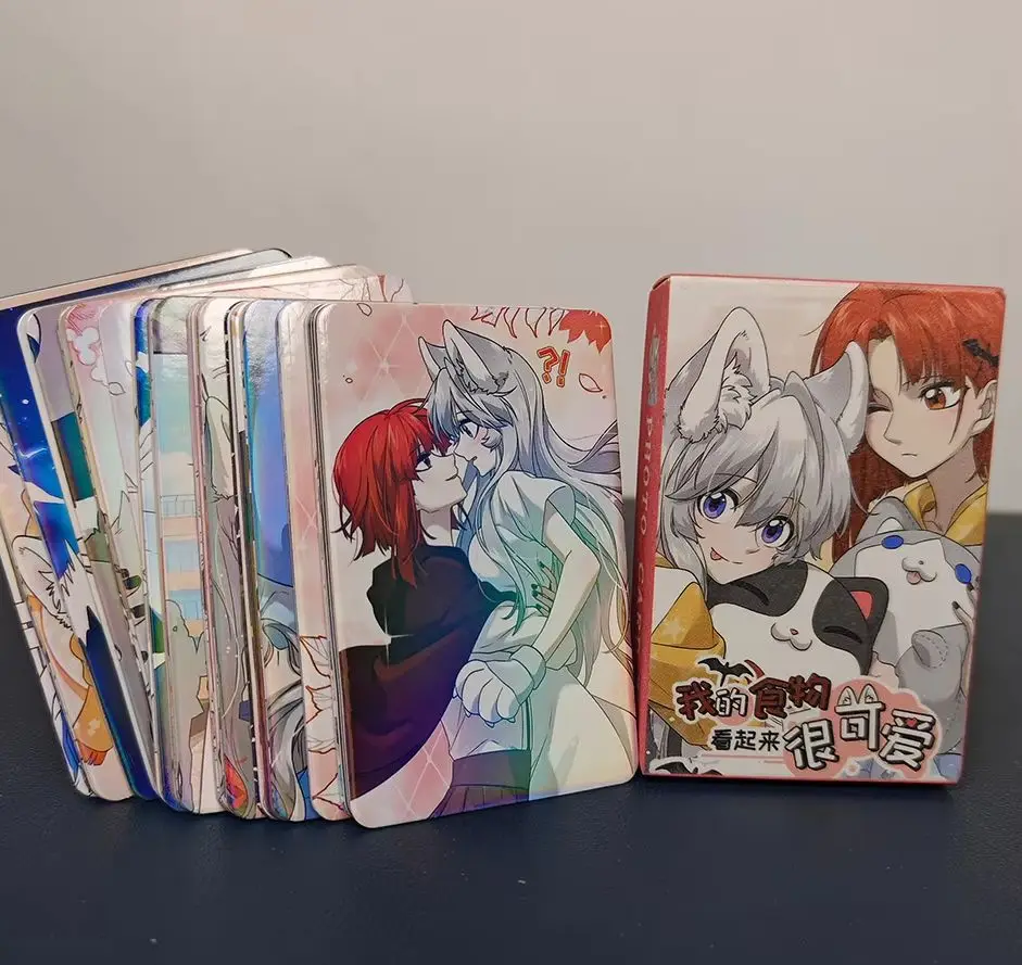 

My food looks very cute Laser Lomo Card Album Characters Photocard Collection Cards Random Cover
