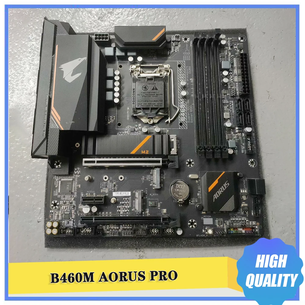 For Gigabyte B460 LGA1200 GA B460M AORUS PRO 4×DDR4 128GB PCI-E 3.0 Micro ATX Desktop Motherboard