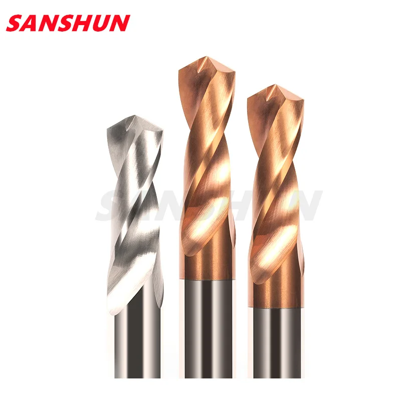 Tungsten steel drill bit NC stainless steel coating carbide Fried Dough Twists drill bit lengthening aluminum hole special tool