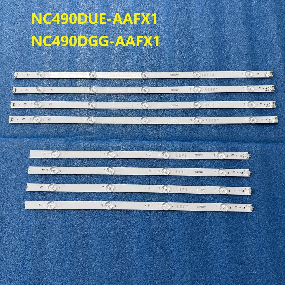 8 unids/set tira de LED para iluminación trasera para 49UN71006LB 49UN74006LB LC49490134B HC490DGG-SLTLC-A19X