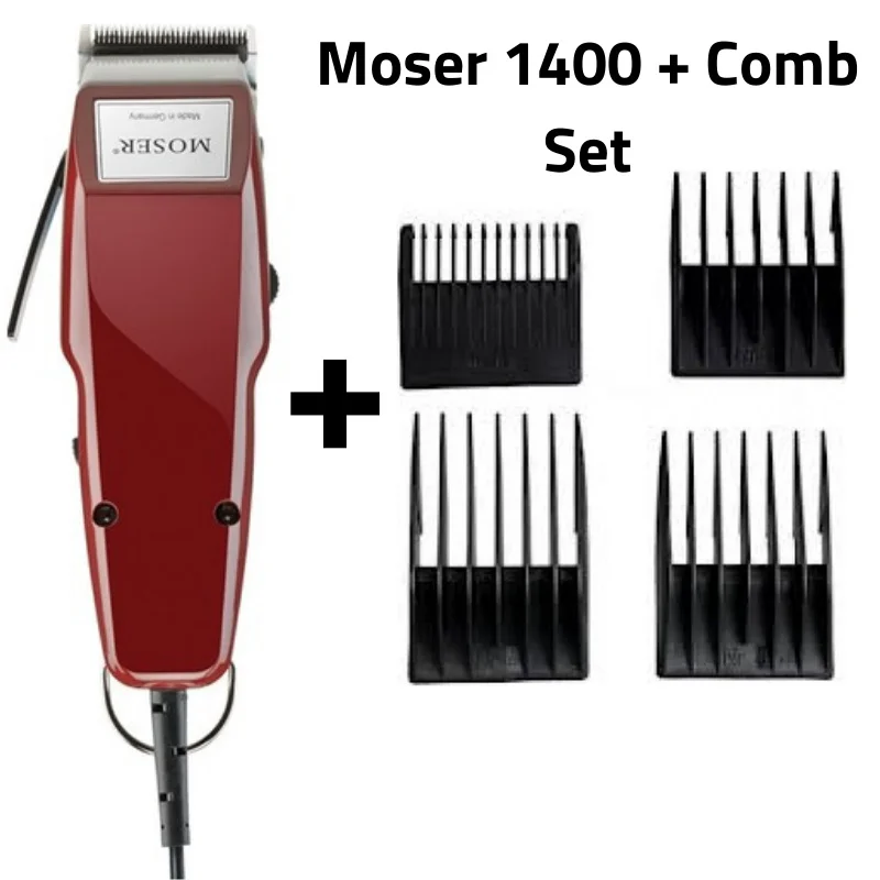 Moser Barber Professional Hair Clipper Man Electric Haircut 1400 Made In Germany