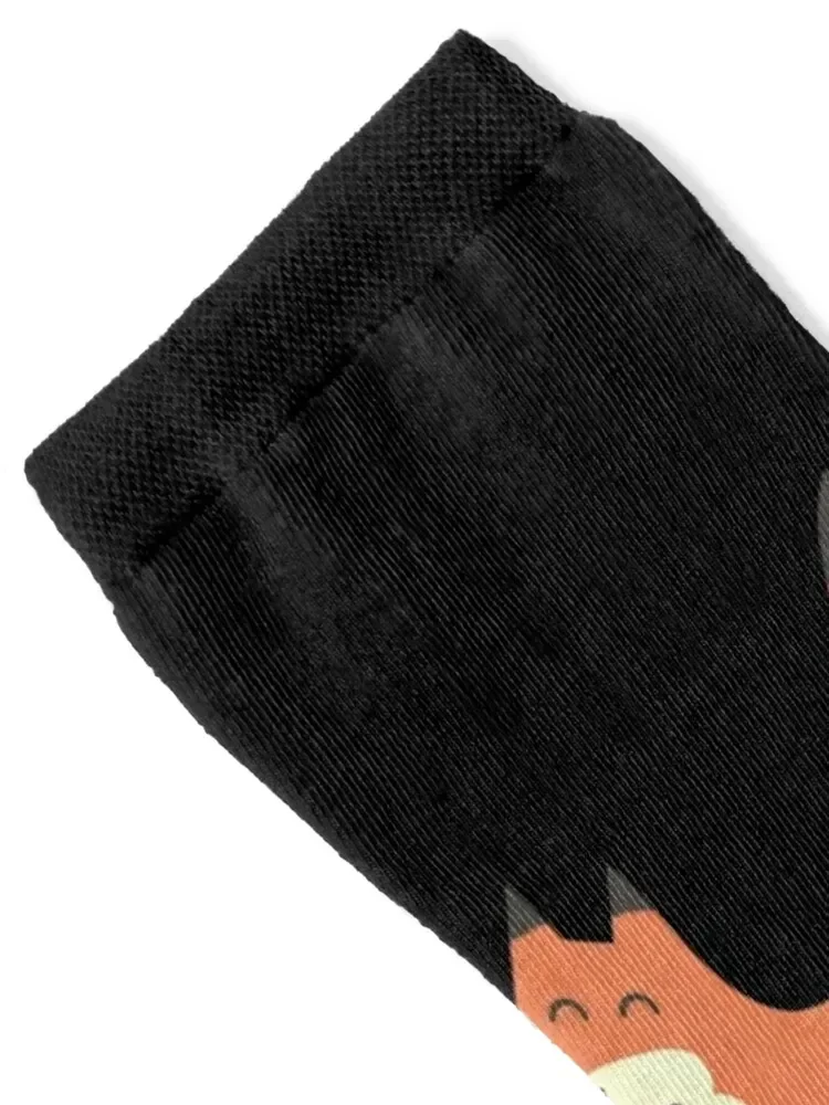 Fox Foxes Fox Tracks Fox Lover Tracks Socks heated retro Toe sports Socks Men Women's