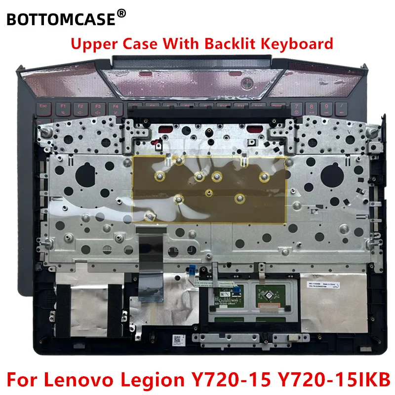 

BOTTOMCASE New For Lenovo Legion Y720-15 Y720-15IKB Upper Case Palmrest Cover Backlit Keyboard AP12M000100