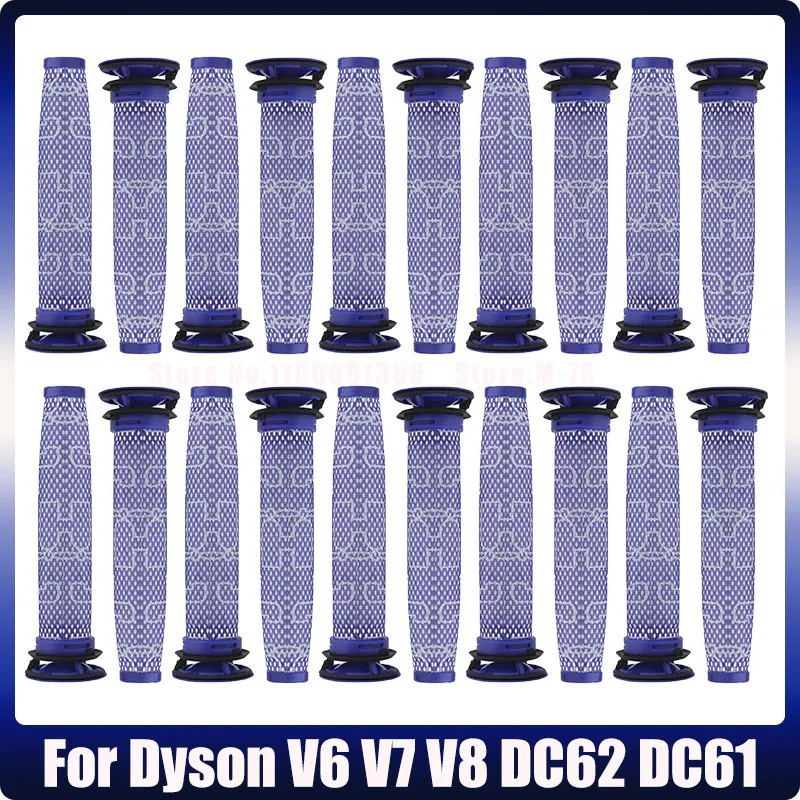 Pre Motor Hepa Filters Vervanging Voor Dyson V6 V7 V8 DC62 DC61 DC58 DC59 DC74 Stofzuiger Filter Onderdelen #965661-01 Filter