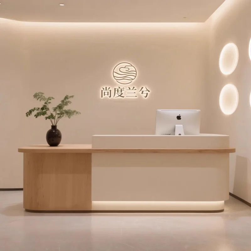Promotion Counter Reception Desks Quality Service Customer Stands Reception Desks Design Front Mostrador De Tienda Furniture