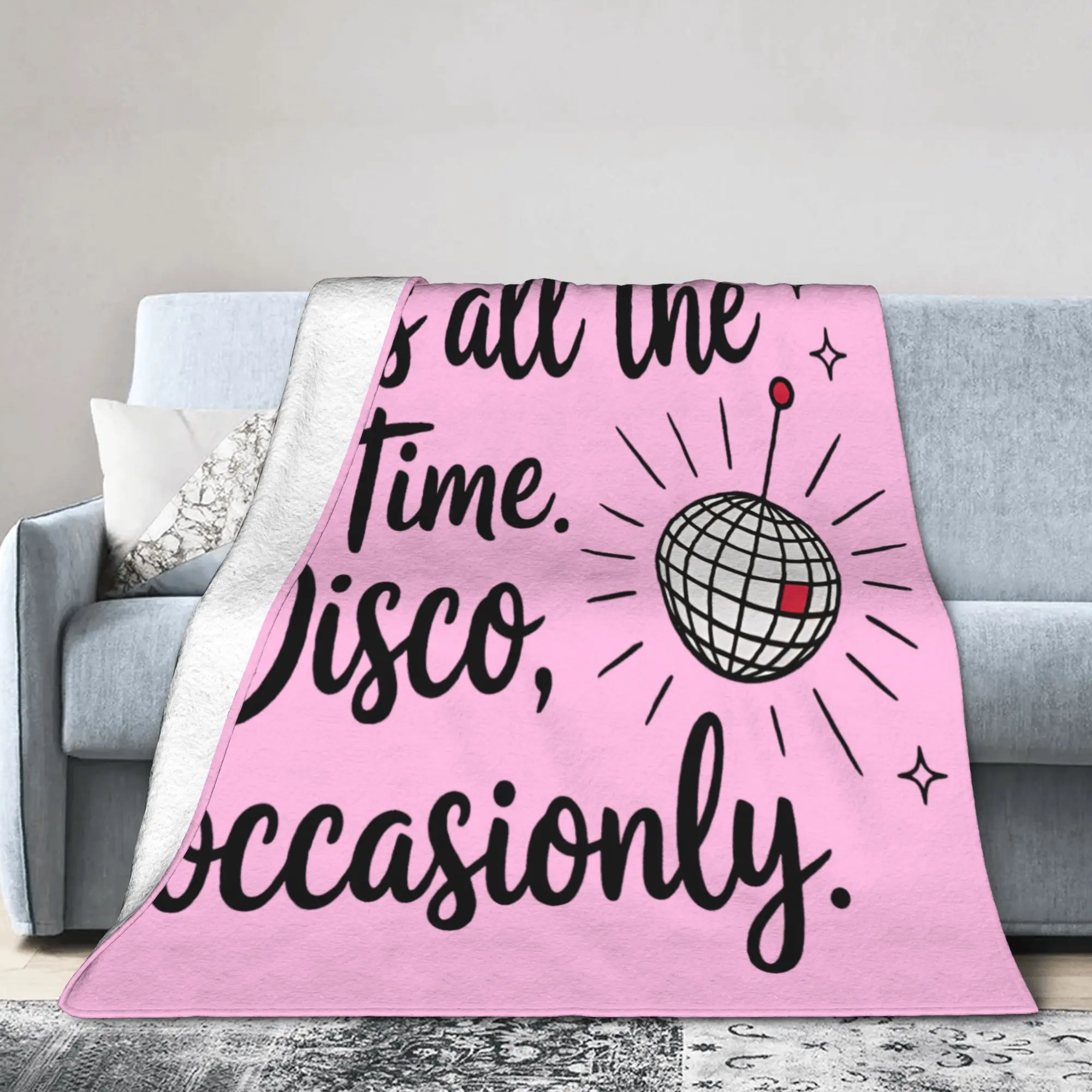 Kiss All The Time Harrys Fleece Throw Blankets Styles  Blanket for Bedding Car Soft Quilt