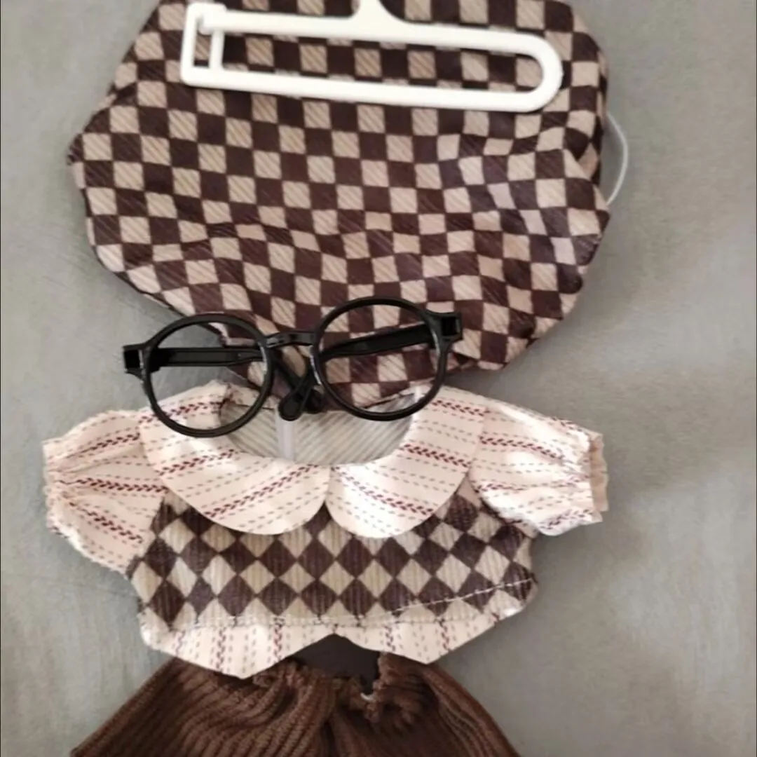 

Комплект одежды для куклы из хлопка 10–20 см, плюшевая игрушка, ретро-статуэтка, кукольная одежда в стиле наряда