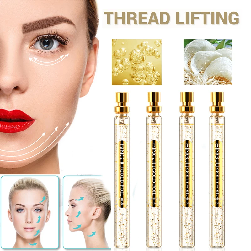 New Face Filler Absorbable Collagen Protein Thread Face Lift Plump Silk Fibroin Line Carving Anti Aging Essence Do Wholesale