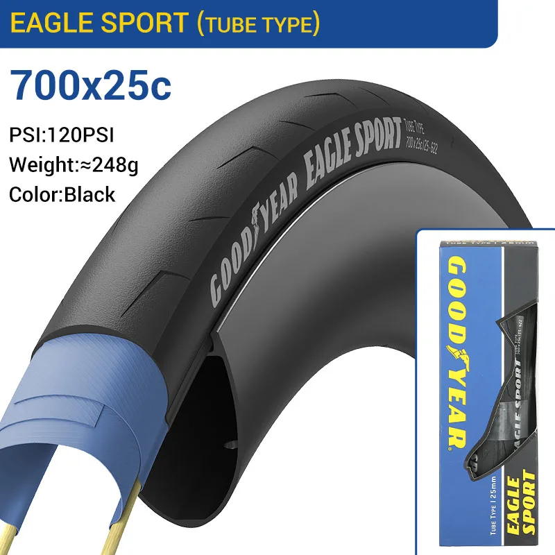 Goodyear Eagle F1 Road Bicycle Tire Open Tire / Tubeless Complete