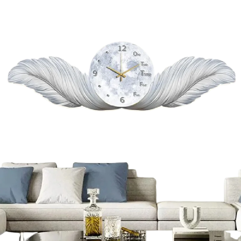 Orologi da parete moderni estetici Orologio da parete estetico per interni da cucina vintage in legno di lusso digitale Orologio da parete coreano Reloj De Pared Home Decor