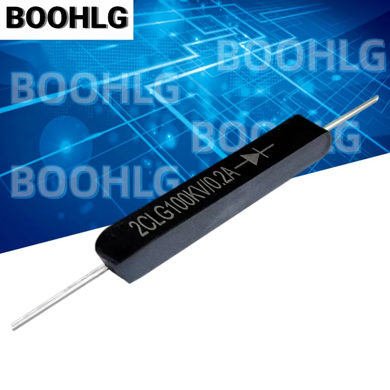 1PCS 200ma 100kv 100ns 2CLG100KV0.2A High Voltage Diode High Frequency Voltage Doubling Rectification Silicon Stack Particle