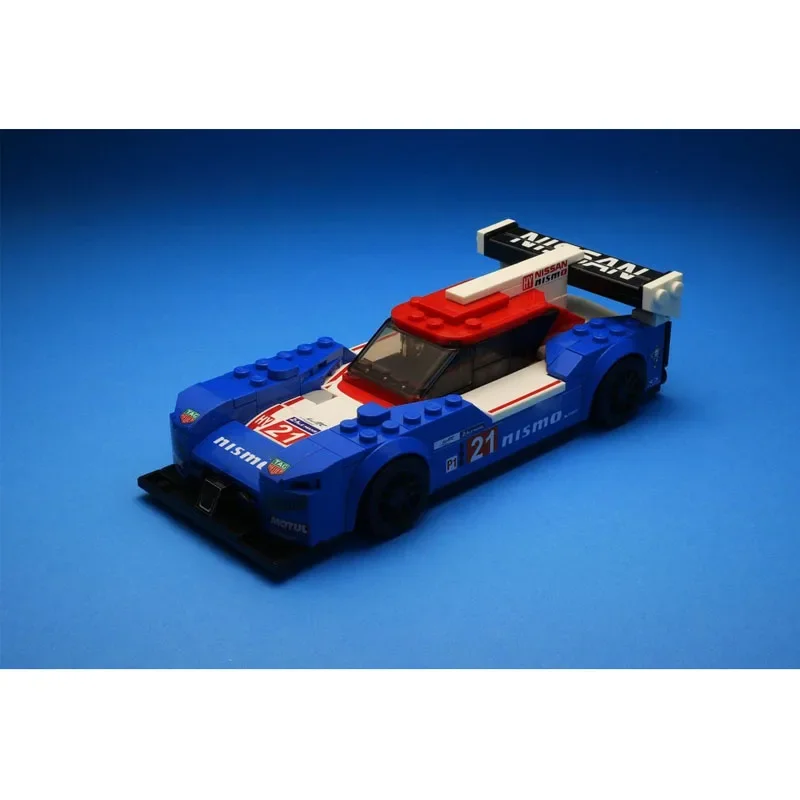 MOC-74360Classic GT-R LM Sports LMP1 Modelo de bloques de construcción de automóviles de carreras 274 piezas, juguete creativo MOC para cumpleaños de niños y niños