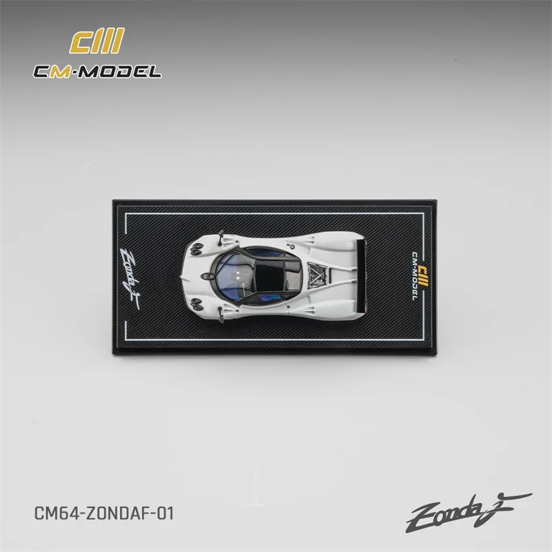 Pré-venda modelo cm 1:64 zondaf pagani branco pérola coleção de modelo de carro fundido em miniatura