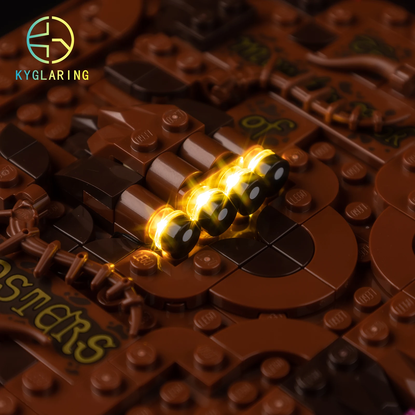 Kyglaring Led Lighting Set For LEGO Chomping Monster Book of Monsters 76449 Building Blocks
