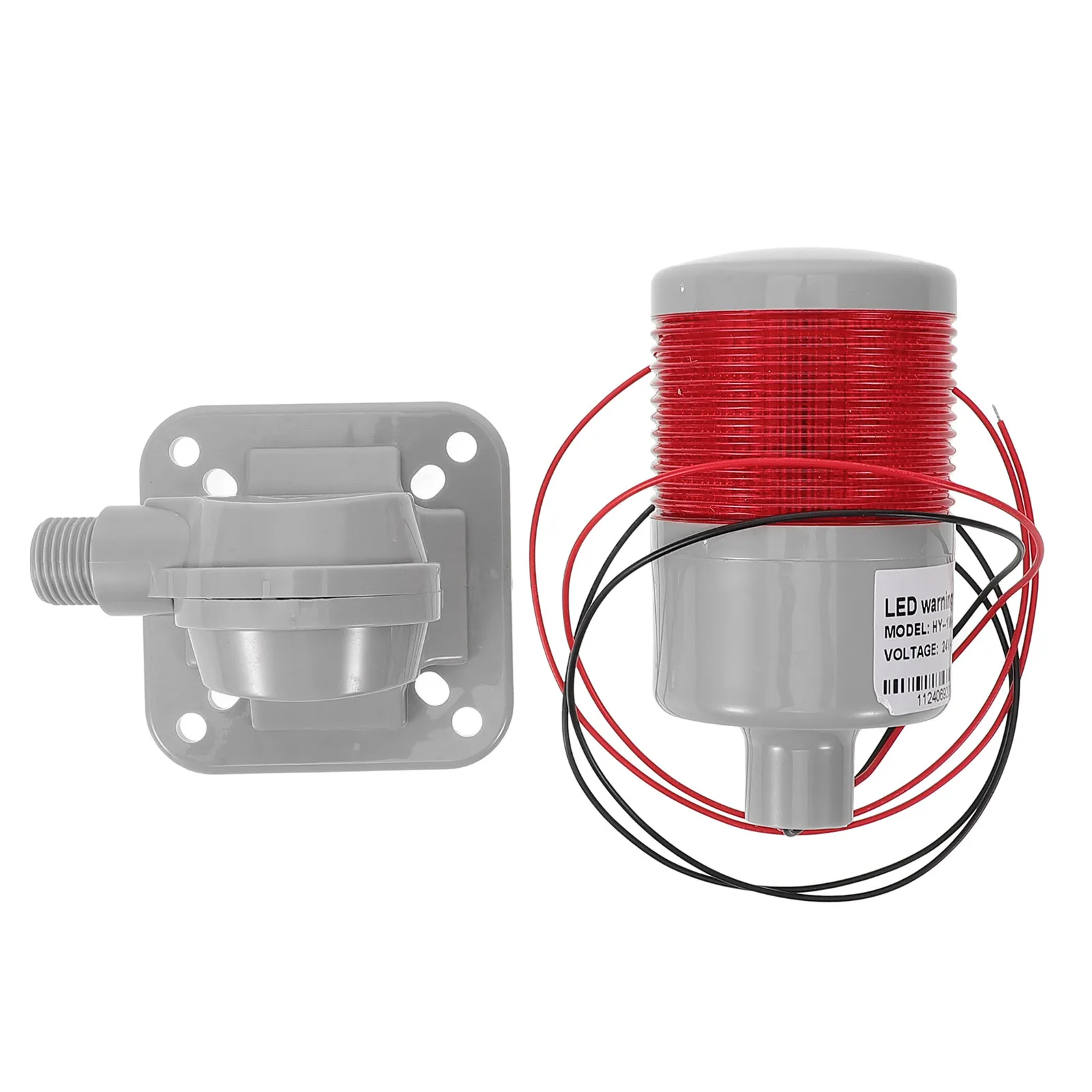 Industrial Signal Tower Light LED Flashing Warning Lamp 24V 1 Layer Column Tower Lamp for Factory Machinery Safety Alert