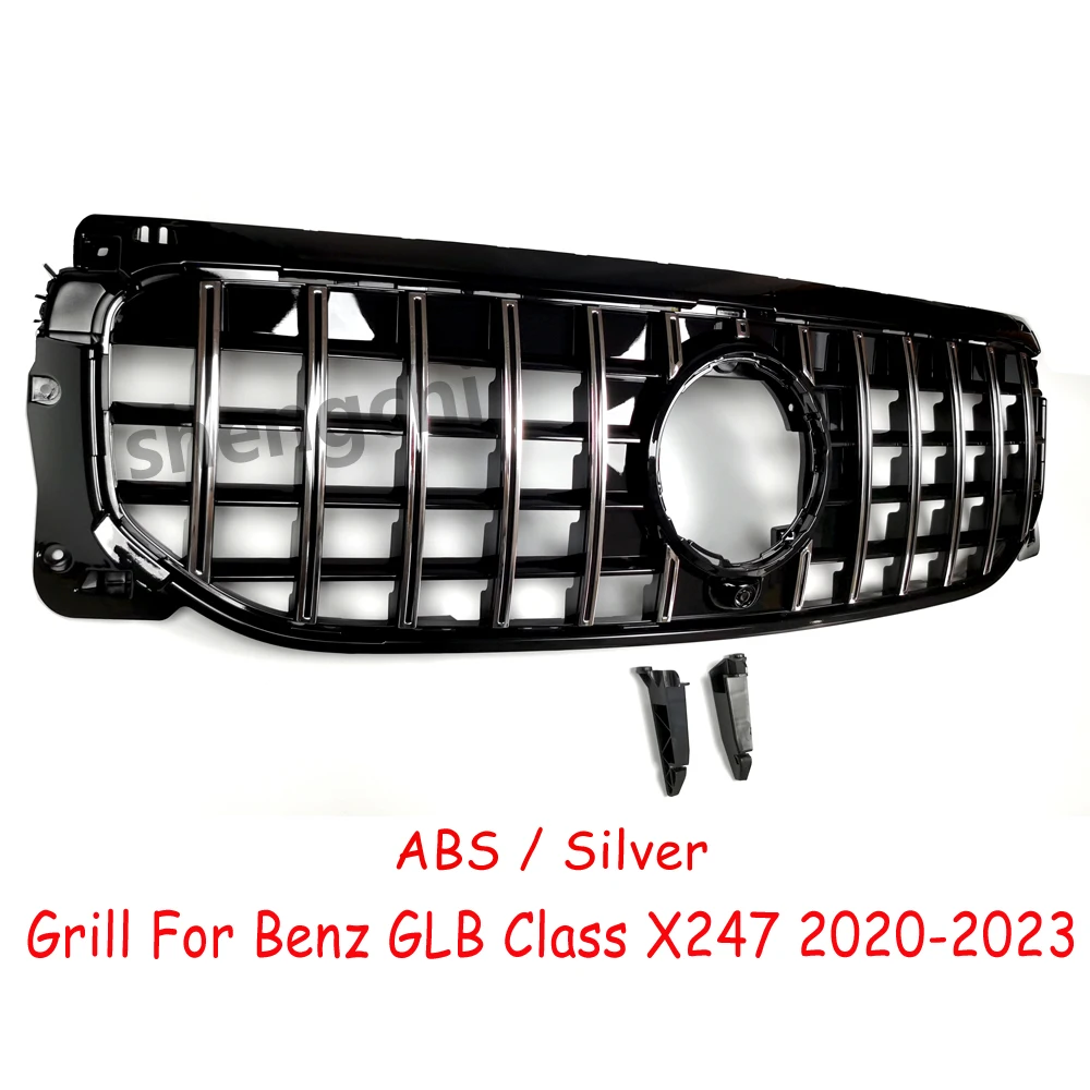 GLB X247 GT Front Grille For Mercedes Benz GLB Class X247 Normal Style GLB180 GLB200 GLB250 Grille 2020-2023 ,NO Fit AMG line