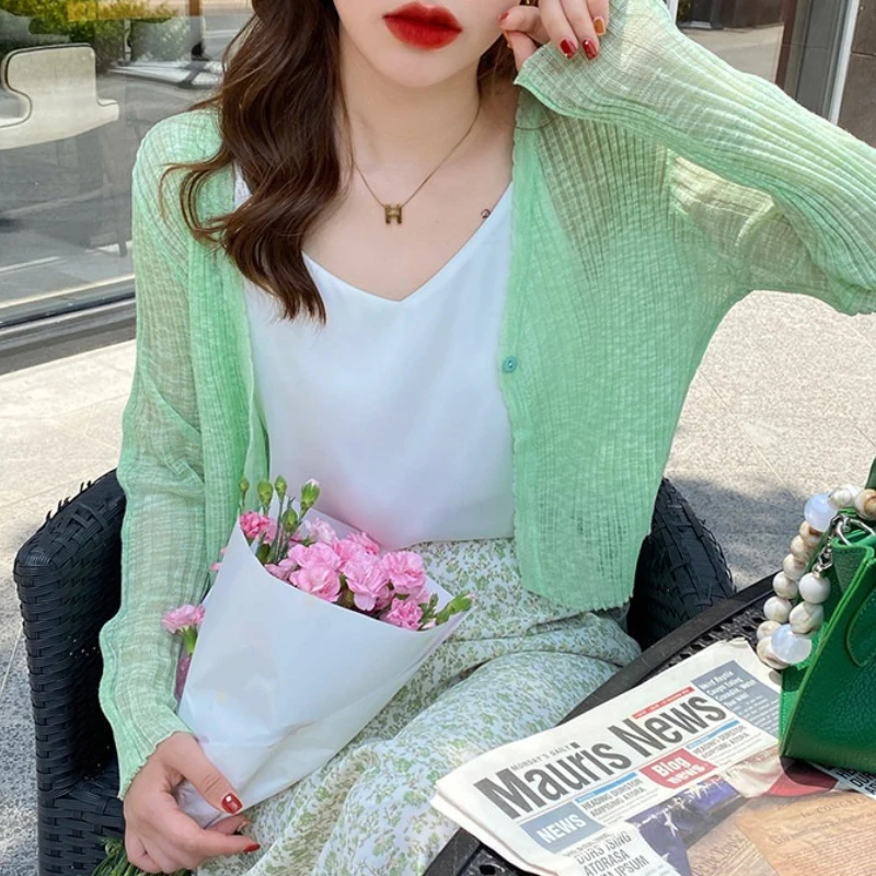 Thumbnail 4 - #53 Latest Cropped Knit Sweaters Offers