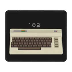 Retro Commodore 64 Mouse Pad Anti-Slip Rubber Base Gamer Mousepad Accessories C64 Amiga Computer Office Laptop PC Desk Mat