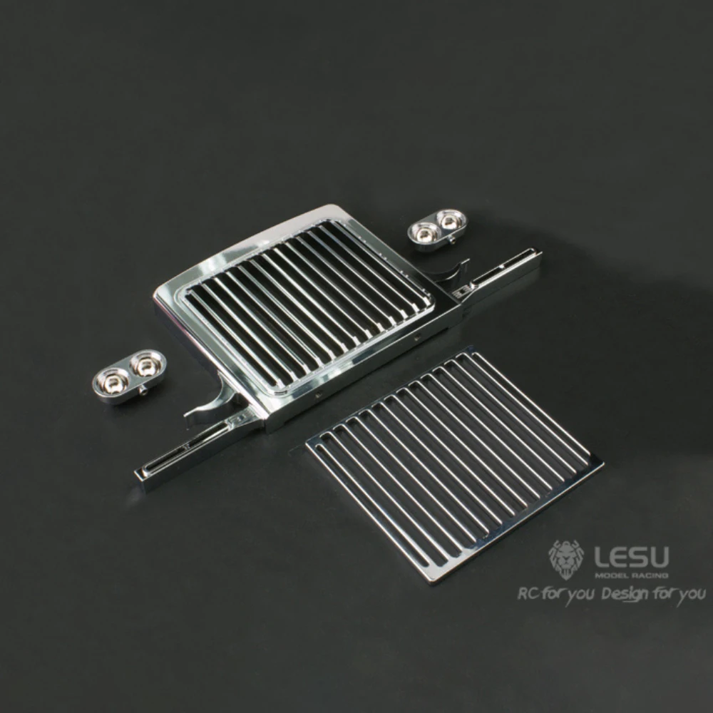 In Stock Lesu 1/14 Metal Front Grille Bumper for Tamiya King Hauler Grand Hauler RC Truck American Style DIY Model