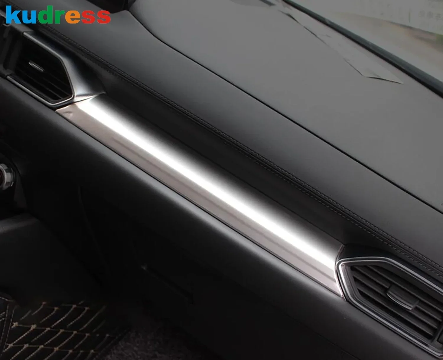Car Center Console Dashboard Panel Cover Trim For Mazda CX-5 CX5 KF CX8 CX-8 2017-2021 2022 2023 2024 Steel Interior Accessories