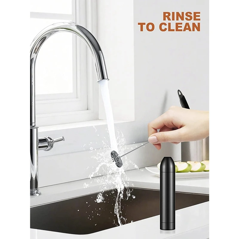 Mousseur à lait électrique avec moteur haute performance, mousseur à lait en alliage pour latte, cappuccino, chocolat chaud