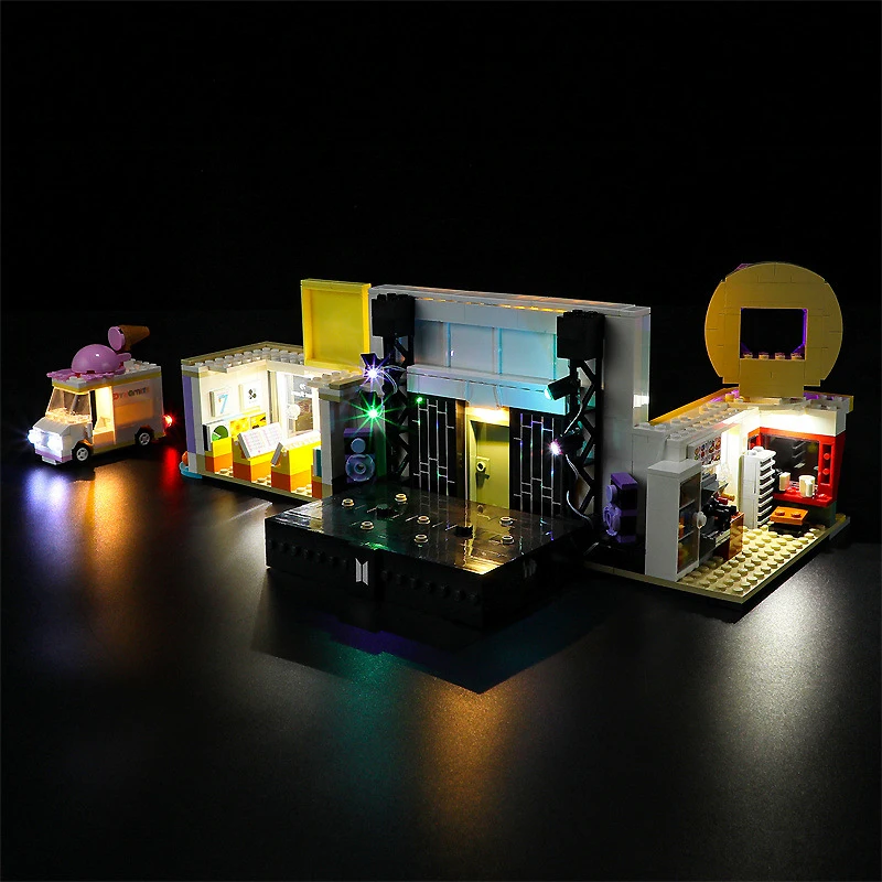 DIY LED Light Kit For LEGO 21339 BTS Dynamite   (Only LED Light,Without Blocks Model)