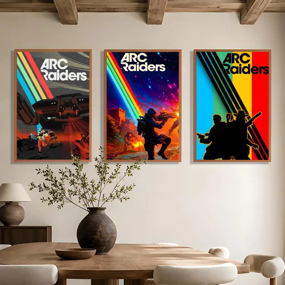 Sci-Fi Game A-Arc Raiders Poster Wall Art Poster HD Waterproof PP Print Bedroom Living Room Office Decor Gift
