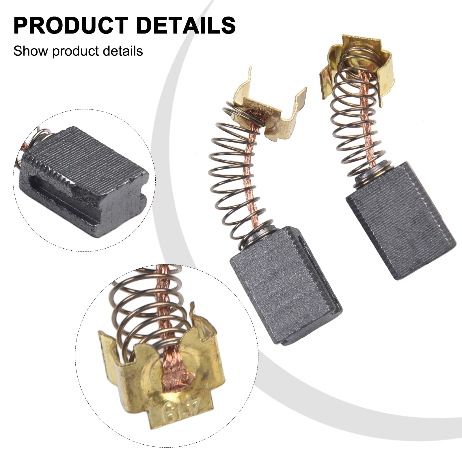 Brosse pour outils électriques 195007-0, matériaux de haute qualité, longue durée, Compatible avec différents modèles, pièce de moteur électrique