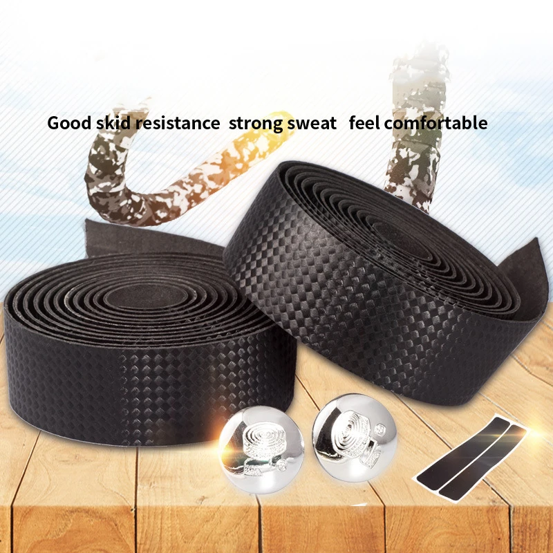 Bicycle Handlebar Tape Eva Grips Sponge Bike Handle Grip Tape Cycling Anti-slip Handlebar Bar Tape Raod Bike Multi Camoflague