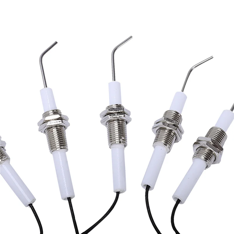 BAAG-Ignition Part Plug Electrode Igniter Dengan Kabel 30Cm Dalam Terminal Bulat 2.3Mm 25Pcs/Lot