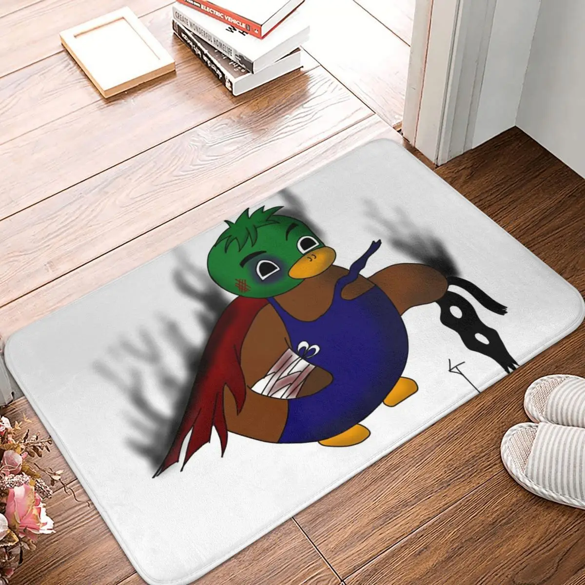 Dead Boss Duck (smoky) Anti-slip Doormat Floor Mat Absorbent Mat Carpet Rug for Kitchen Entrance Home Bedroom Footpad Mats