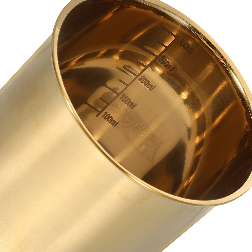 

2Pcs Rice Measuring Cups Stainless Steel Kitchen Grain Container Practical Cooking Measuring Tool Flour Container