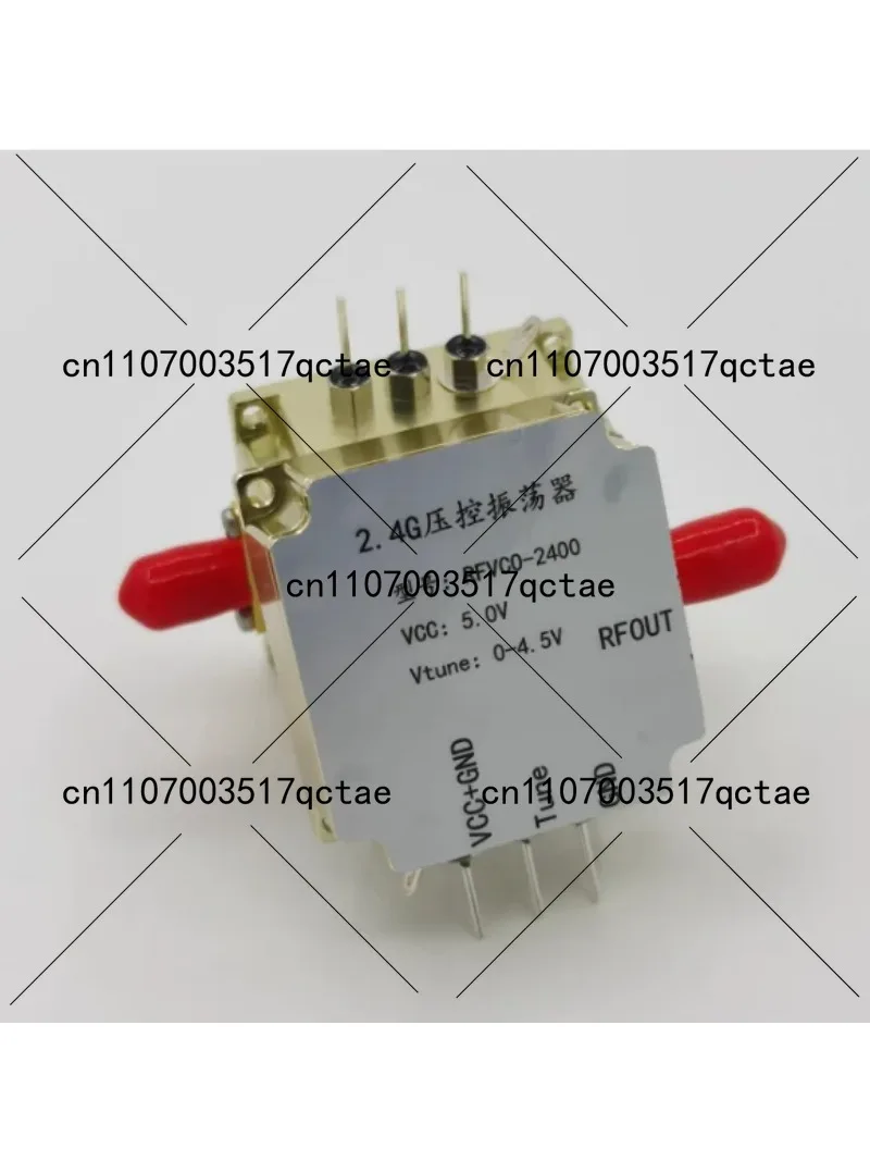 2.4G RF Microwave VCO Voltage Controlled Oscillator Frequency Sweeping Signal Source Module
