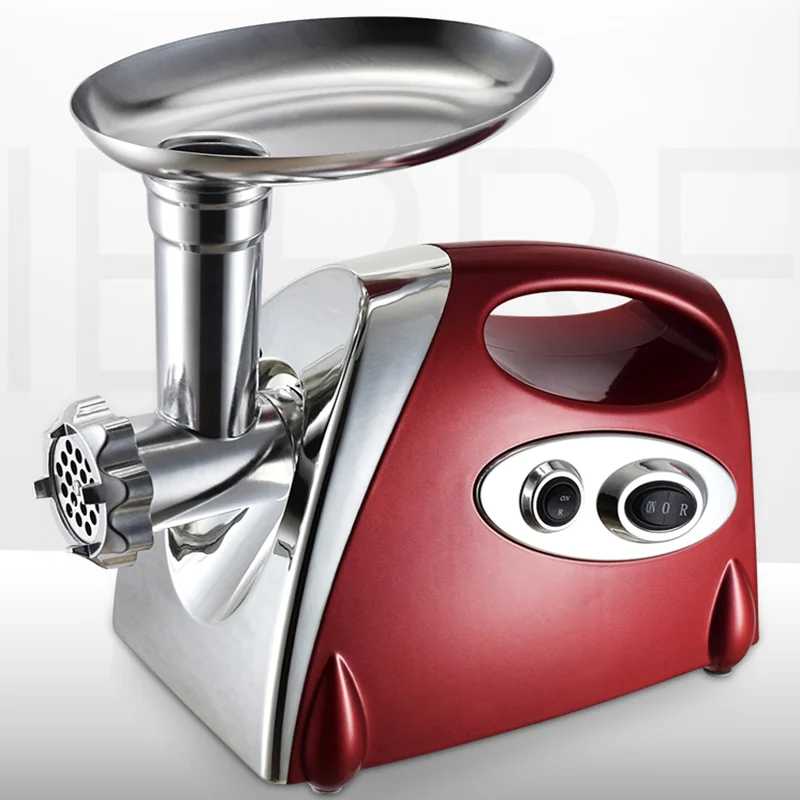 Electric Meat Grinders Stainless Steel Housing Heavy Duty Grinder Home Meat Mince Sausage Stuffer Food Processor