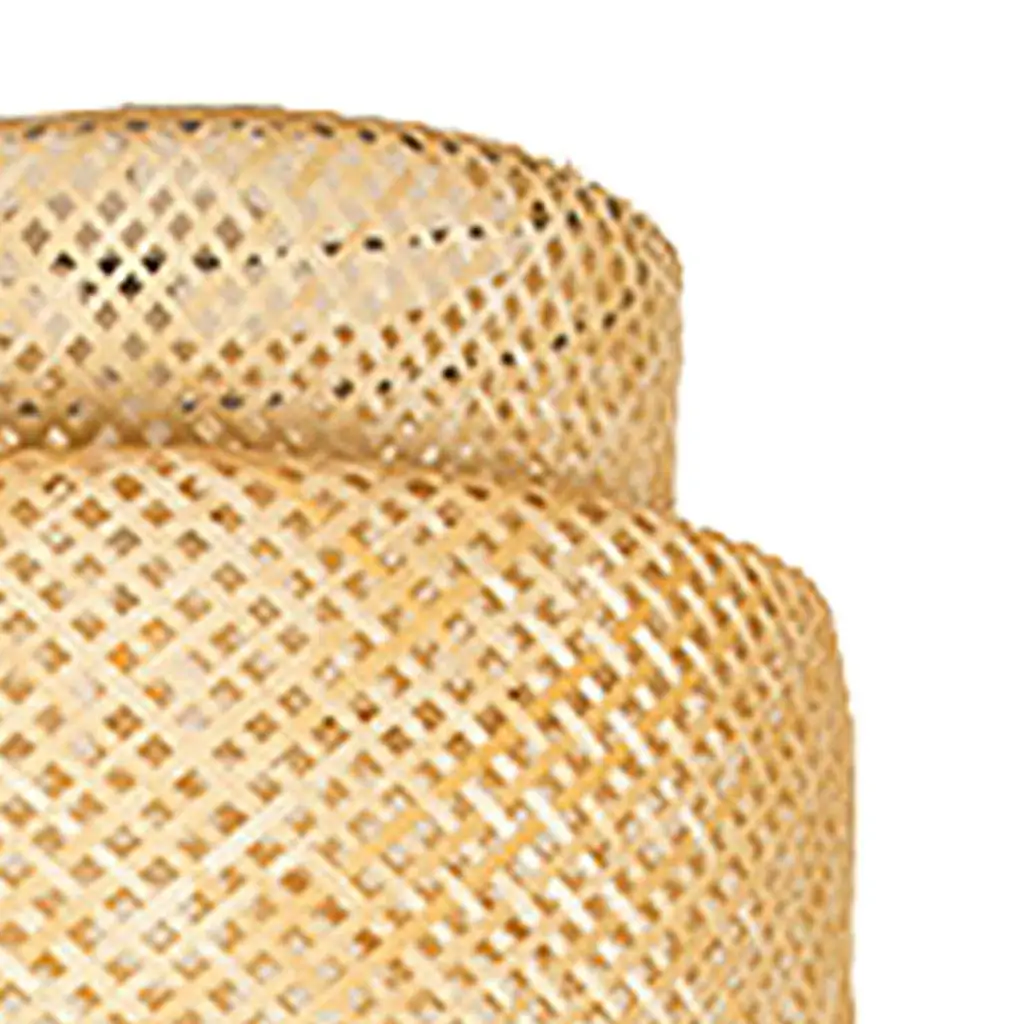 Bamboo Lampshade Hand-made Cover Removable Dust-proof Hotel Bedroom Decor
