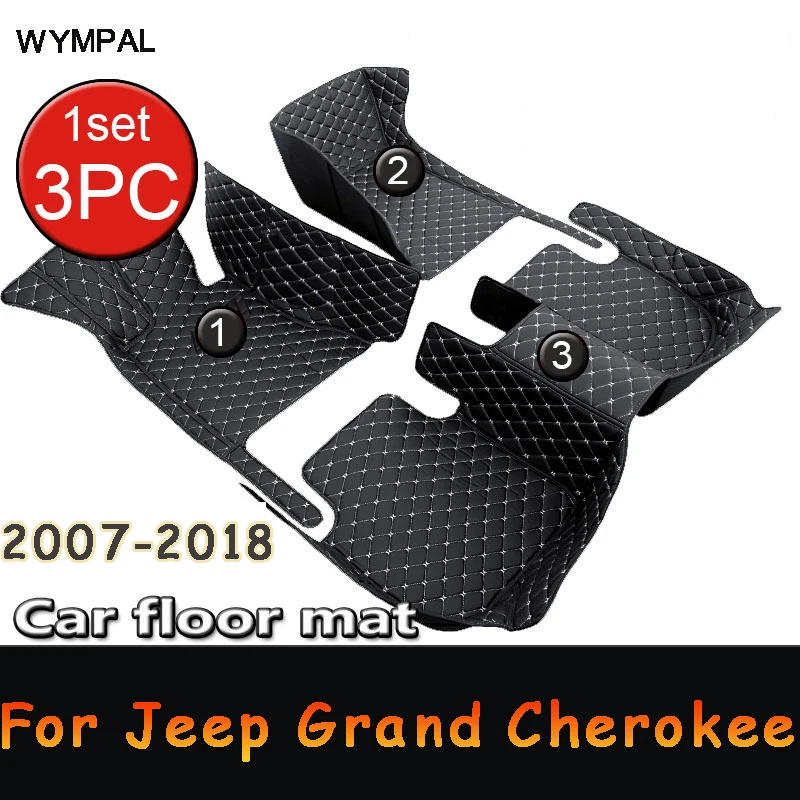 Car Floor Mats For Jeep Grand Cherokee 2007 2008 2009 2010 2011 2012 2013 2014 2015 2016 2017 2018  car accessories