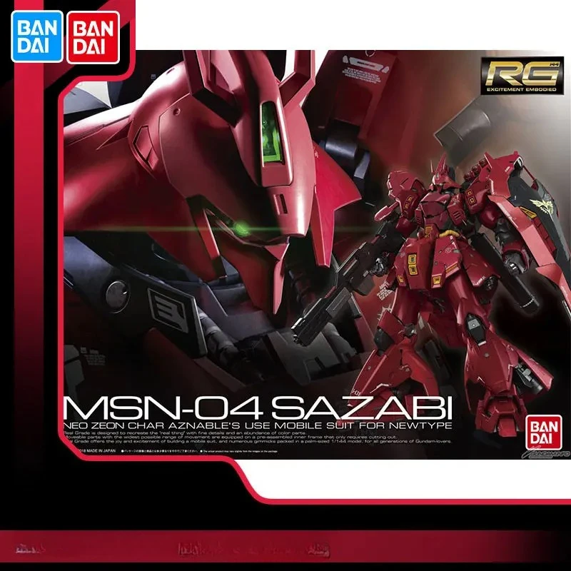 Сборная модель Bandai Gundam RG29 1/144 MSN-04 Sazabi, оригинальная коллекционная фигурка