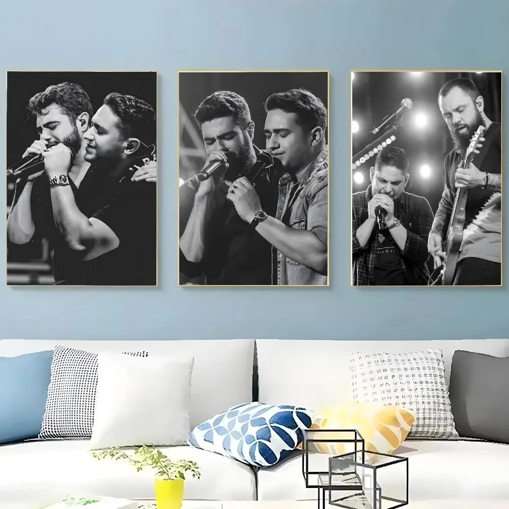 Sertanejo Duo J-Jorge And Mateus Poster Creative Indoor Decorative Artwork & Modern Home Decor