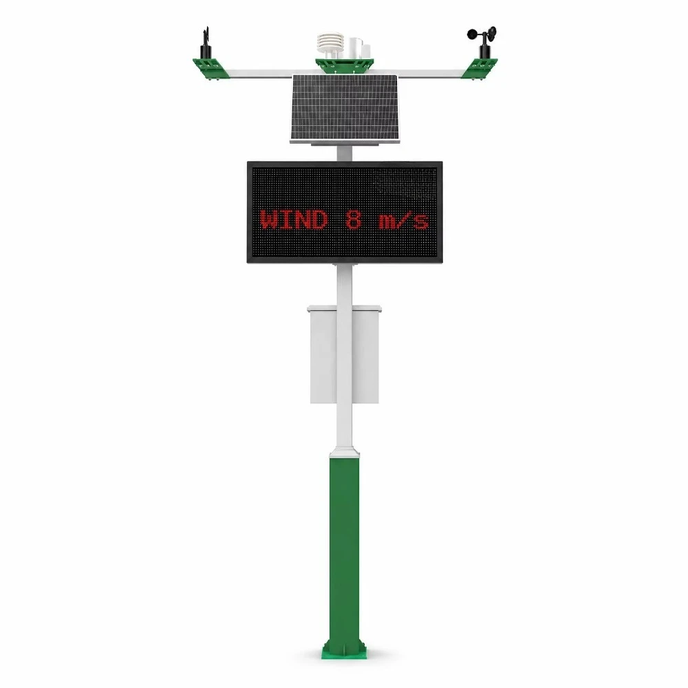 Smart Solar Powered Multi-sensor Weather Station Pro Series with GPRS/WiFi/Ethernet for Agriculture & Environmental Monitoring